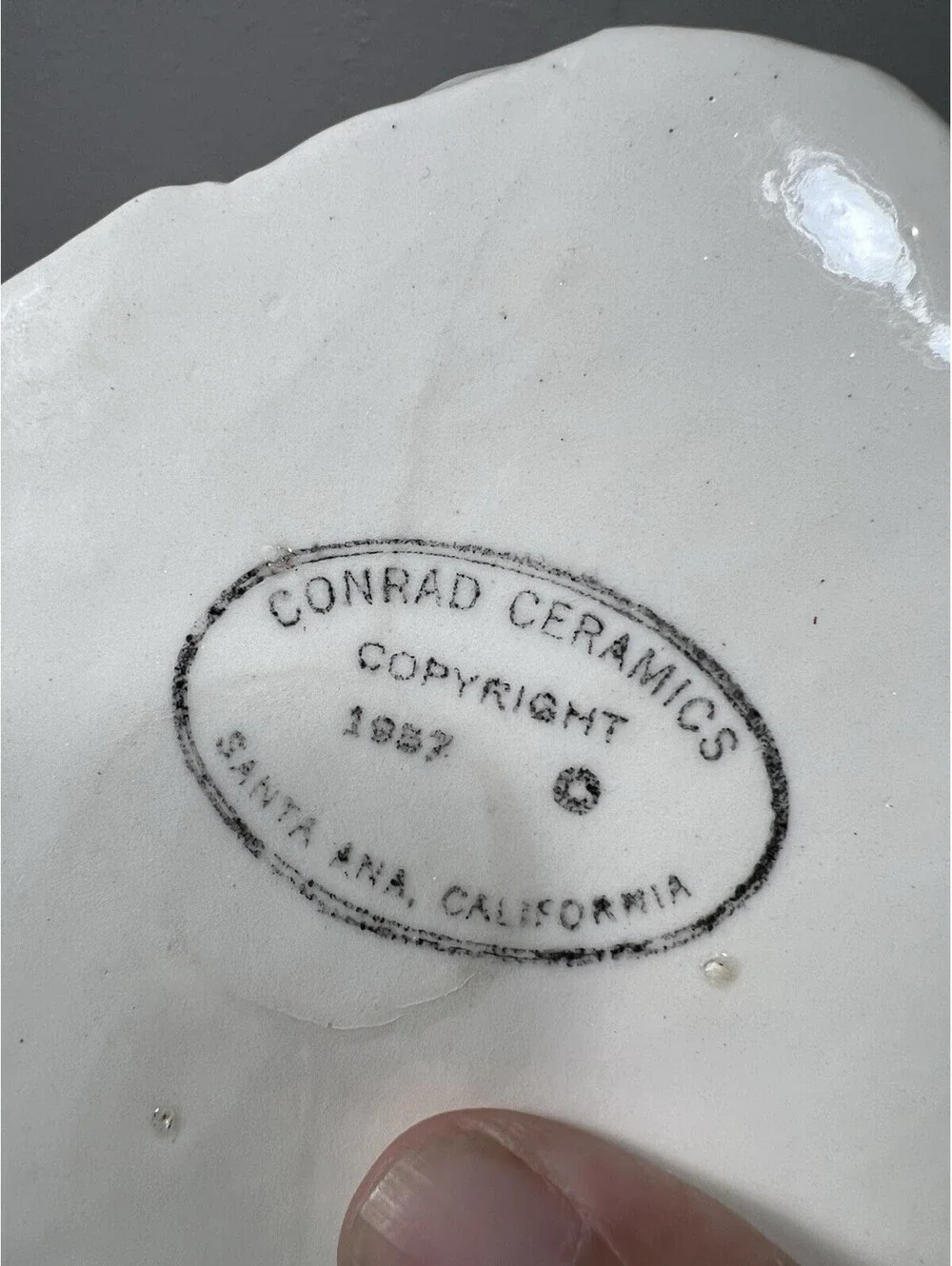 Rare Vintage Winking Santa Planter 1957 Conrad Ceramics
